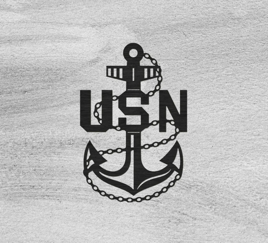 US Navy Sign Laser Engraved Gift Angel Tree Designs